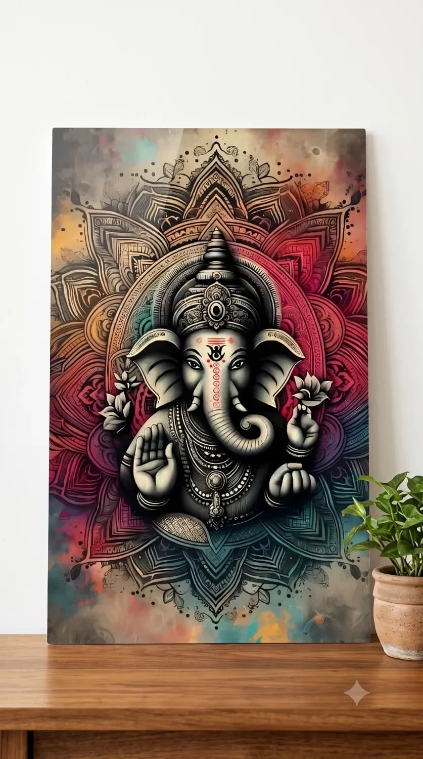 Religious Metal Wall Art: Divine Décor for Your Home & Pooja Room